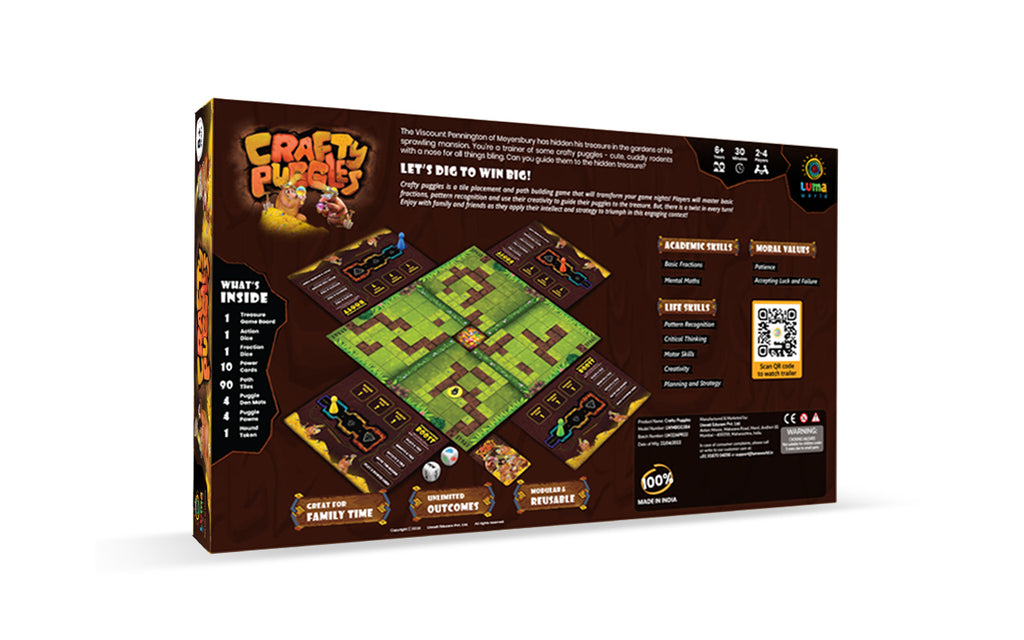 Crafty Puggles: A Path Building Strategy Board Game
