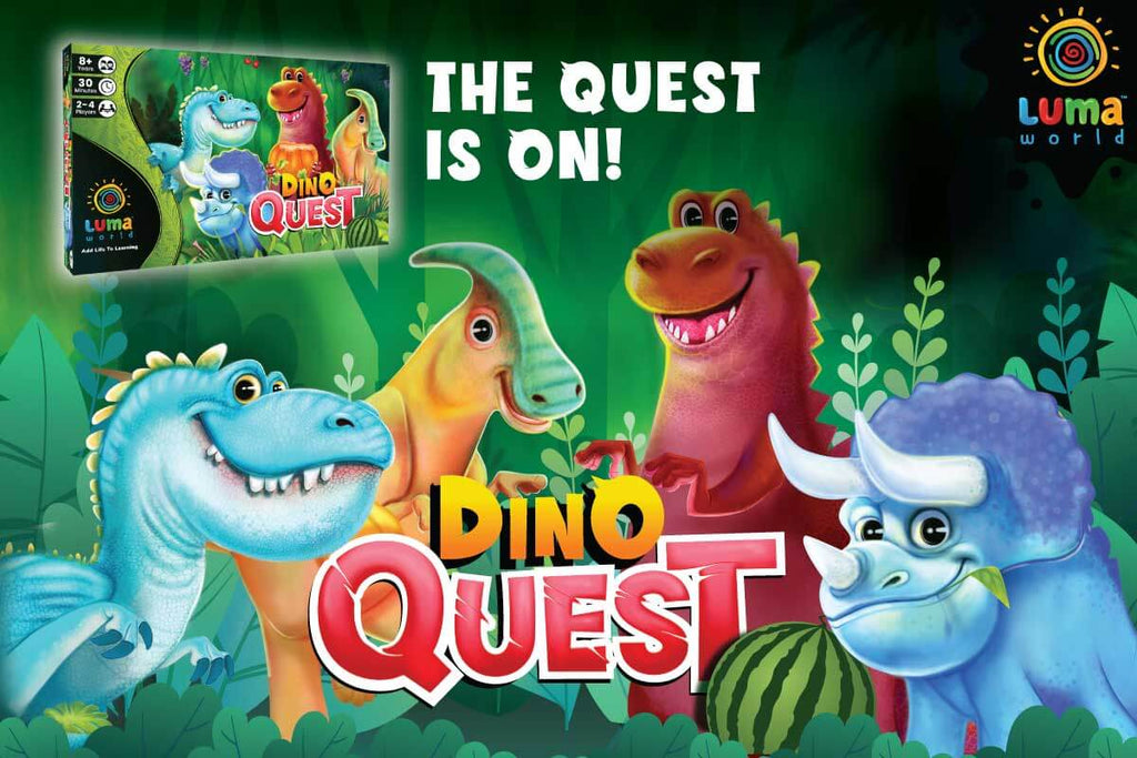 Dino Quest: A Race and Chase Collection Game